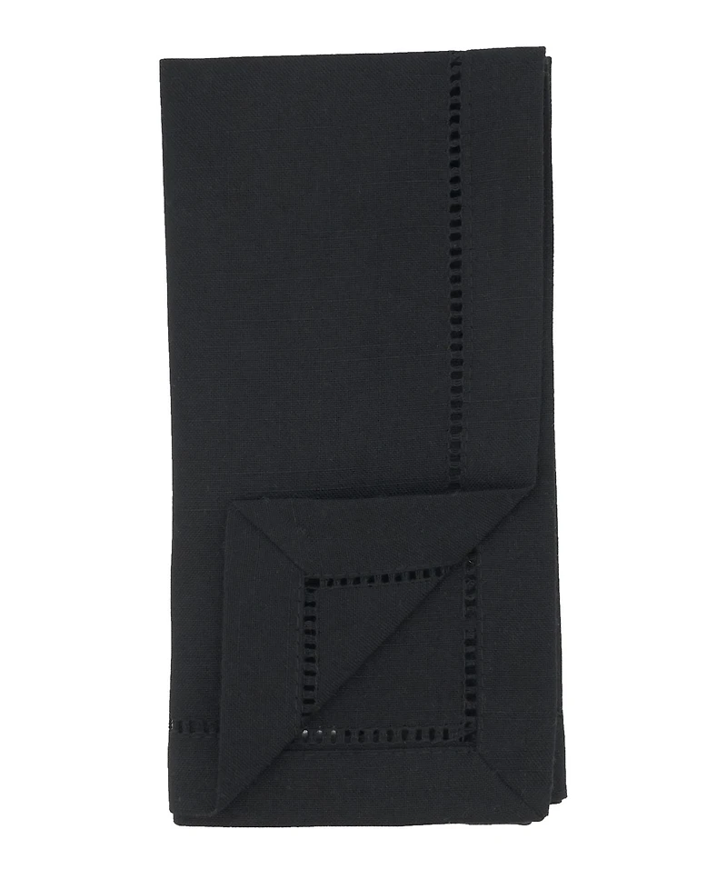 Saro Lifestyle Hemstitched Border Napkins