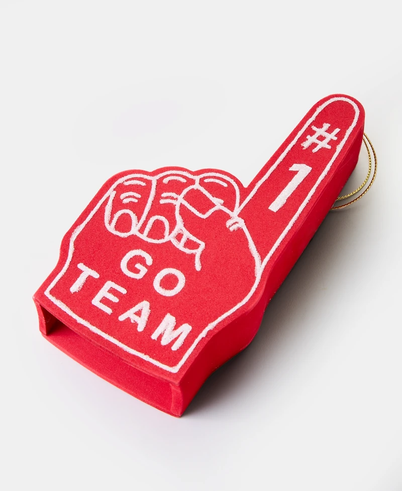 Holiday Lane Eclectic Charms Foam Finger Ornament, Macy's Exclusive