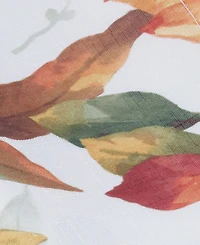 Saro Lifestyle Fall Leaf Design Dinner Table Napkins, Set of 4
