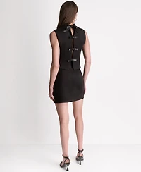 Bcbg Women's Mock Neck Dress