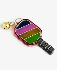 Holiday Lane Sports Glass Pickleball Paddle Ornament, Macy's Exclusive