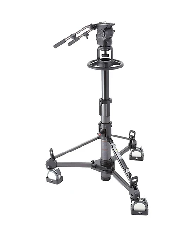 Libec Rsp-750PD(S) Professional Pedestal System for Studio Broadcasting with RHP75 Head, P110 Pedestal, Extra Ph-8B Handle, Supports 37.5 lbs