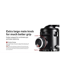 SunwayFoto Eb-52 Epic Series Traveler Ball Head with Quick Release Plate