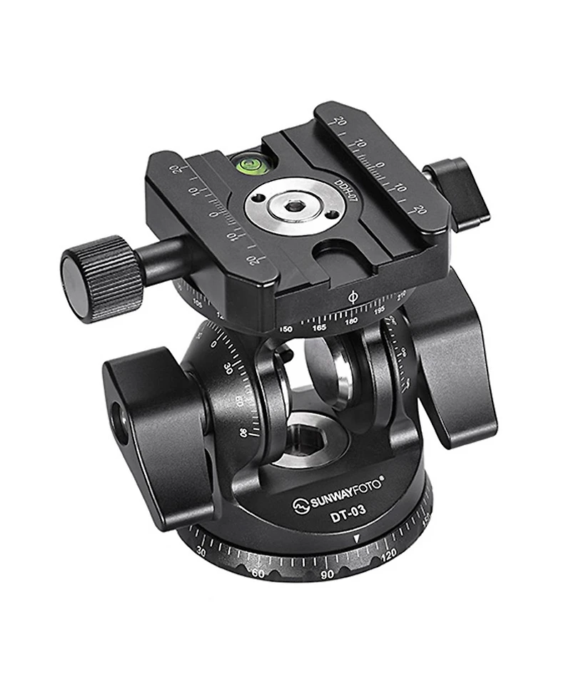 SunwayFoto Dt-03R Tilt Head with Clamp for Monopod and Tripod