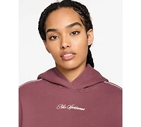 Nike Studio Fleece Women's Oversized Scallop-Trim Hoodie