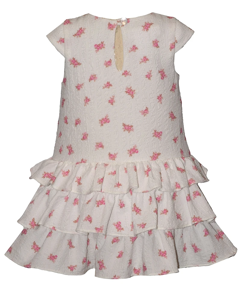 Bonnie Baby Girls' Round-Neck Dress