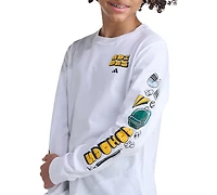 adidas Boys' 8-20 Long-Sleeve T-Shirt