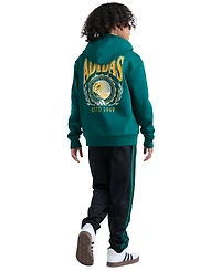 adidas Boys' 8-20 Long-Sleeve Graphic Hoodie