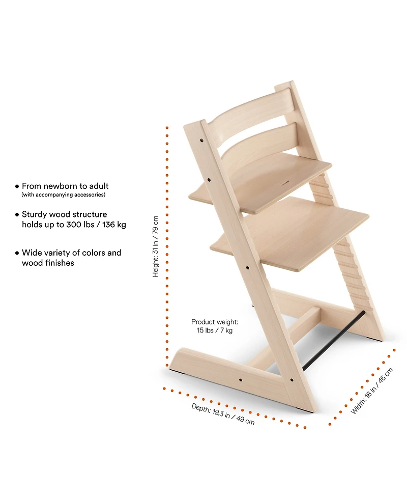 Stokke Baby Tripp Trapp Highchair, Cushion and Tray
