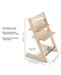 Stokke Baby Tripp Trapp Highchair with Cushion, Tray and Newborn Set