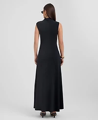 Rachel Roy Women's Mock Neck Midi Dress