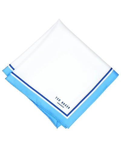 Ted Baker Men's Solid Border Pocket Square