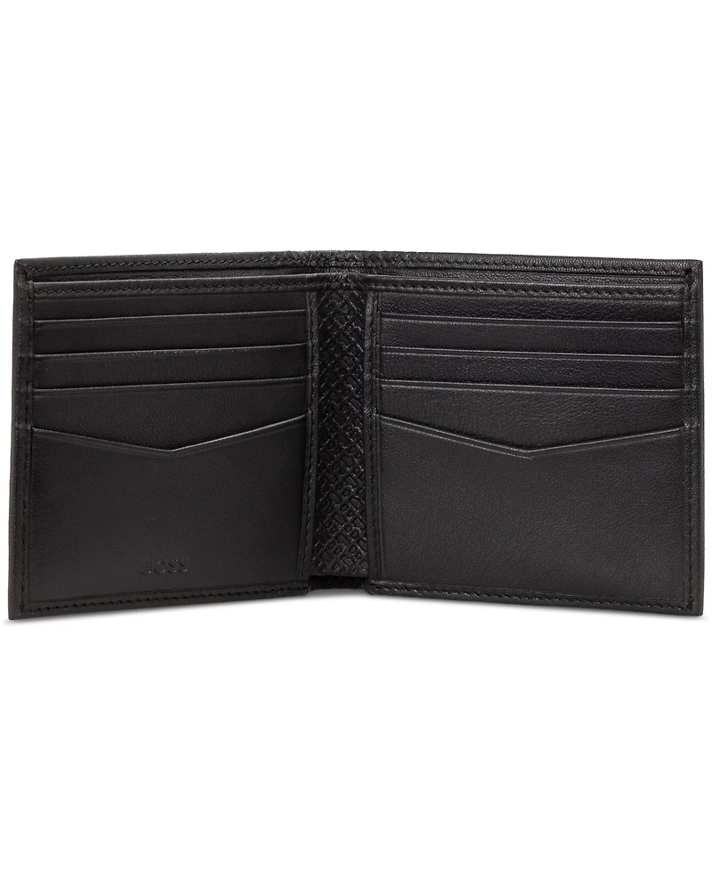 Hugo Boss Men's New Crosstown Bifold Leather Wallet