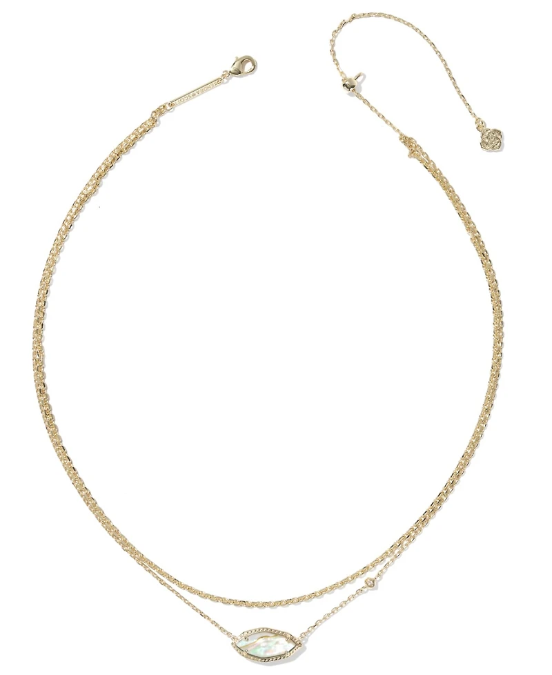 Kendra Scott 14k Gold-Plated Ophelia Multi-Strand Short Pendant Necklace