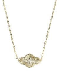 Kendra Scott 14k Gold-Plated Abbie Medallion Short Pendant Necklace