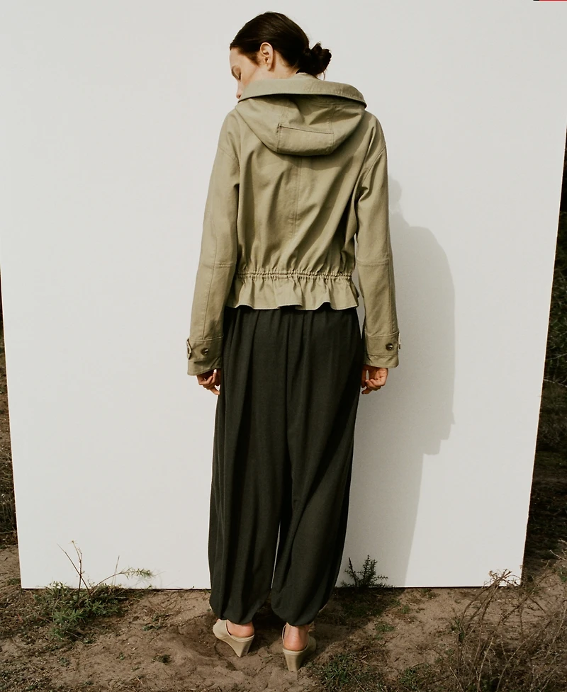 Mango Women's Mid-Rise Baggy Pants