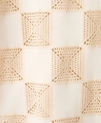 Mango Women's Printed Crocheted T-Shirt