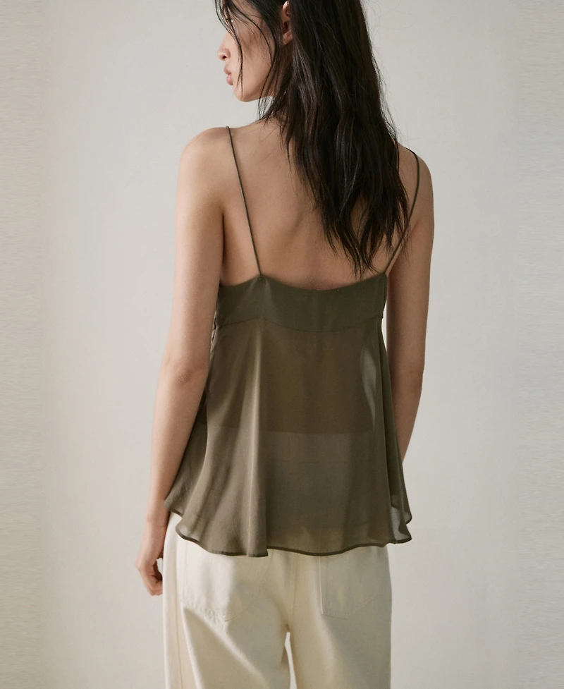 Mango Women's Embroidered Appliques Top