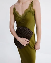 Mango Women's Satin Camisole Dress