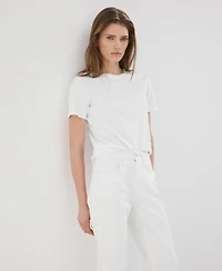 Mango Women's Matilda High-Rise Straight Jeans