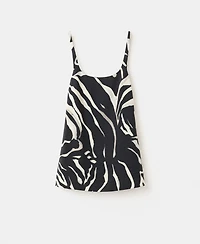 Mango Women's Short Zebra Print Dress