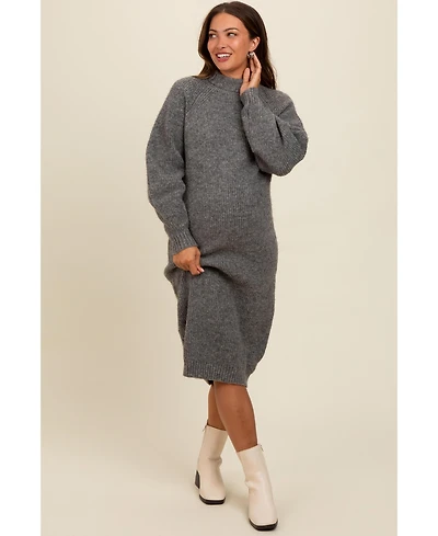 Pinkblush Maternity Midi Sweater Dress