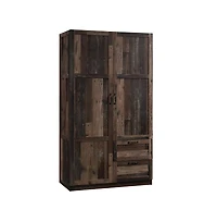 Sauder Miscellaneous Storage Storage Armoire, Reclaimed Pine finish