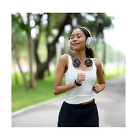 GabbaGoods Neck Wrap Fan with Adjustable and Secure Goose Neck, Comfortable Long Lasting, 3 Speeds