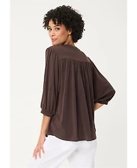 Olsen Women's Solid Tunic T-Shirt