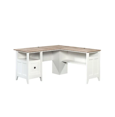 Sauder August Hill L Desk, Mystic Oak finish