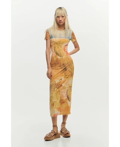 Desigual Women's Slim hybrid dress
