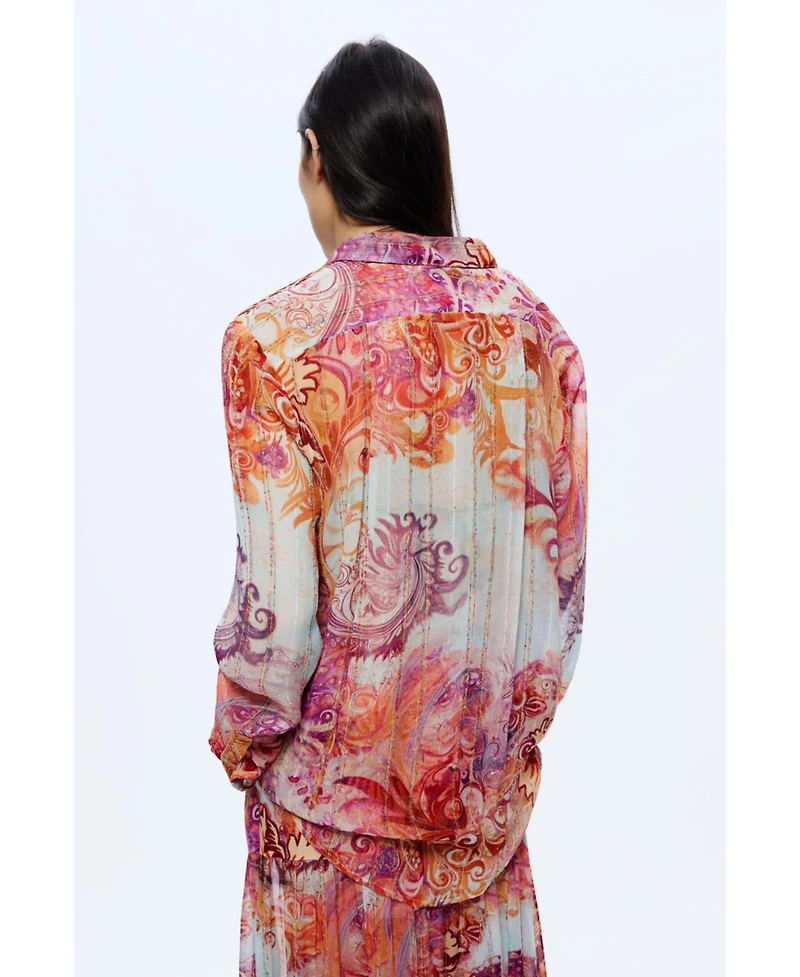 Desigual Women's Paisley printed shirt