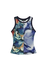 Desigual Women's Printed Sleeveless Blouse