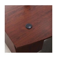 Sauder Affirm Commercial Office Desk, Classic Cherry finish