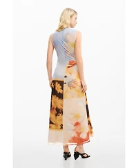 Desigual Women's Draped long dress
