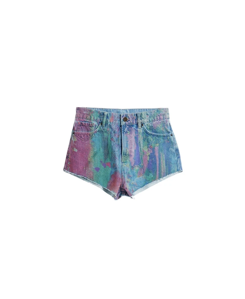 Desigual Women's Printed denim shorts
