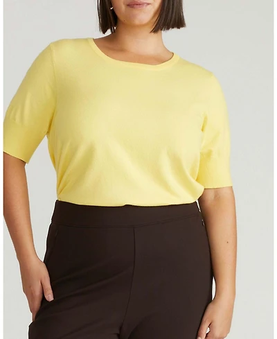 Universal Standard Plus Savvy Fine Knit Sweater Top