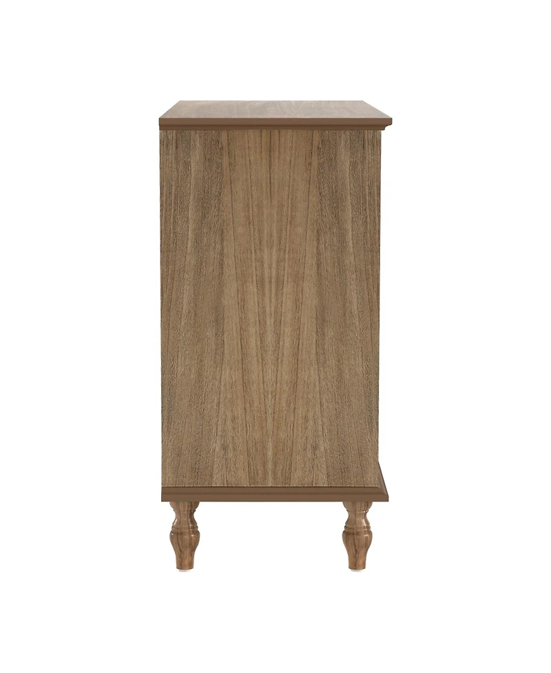Streamdale Furniture 4-Drawer Chest with Solid Wood Foot