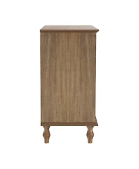 Streamdale Furniture 4-Drawer Chest with Solid Wood Foot