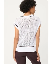Olsen Women's Ajour Knit Sweater