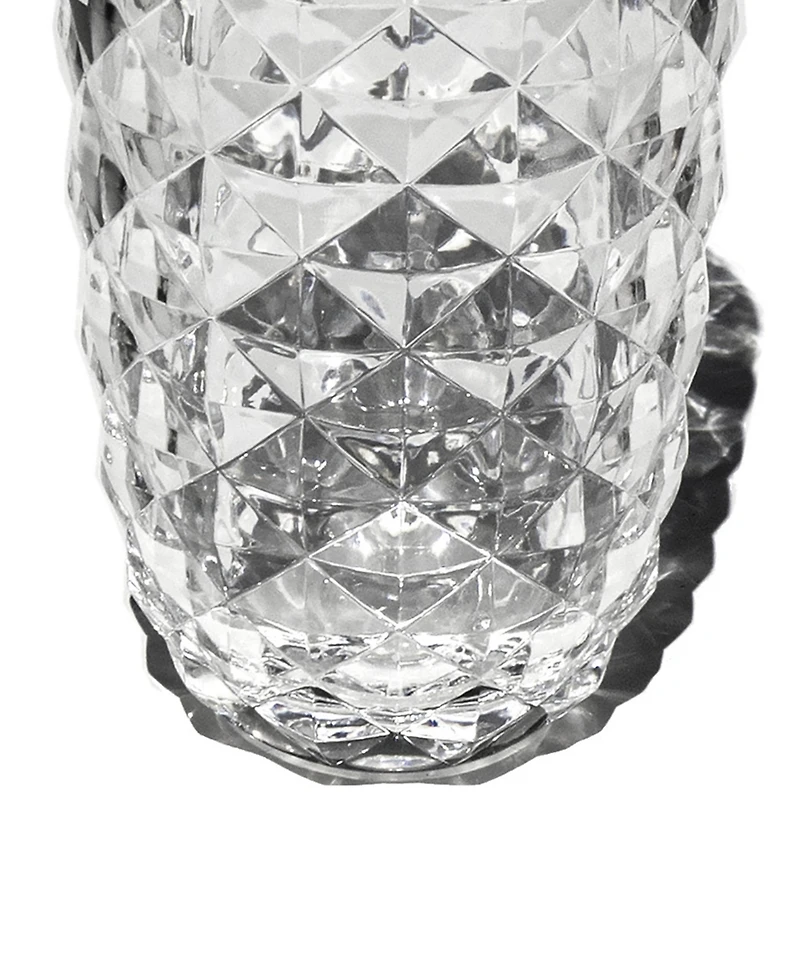 Abode Homewares Diamond Cut Acrylic Drinking Glasses
