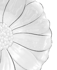 Abode Homewares Figural Flower Acrylic Salad Plates, Set of 6