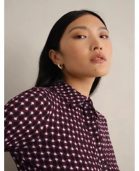Hobbs London Women's Clarice Printed Midi Dress
