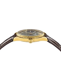 Versace Men's Millenyium Calf Leather Strap Watch 40mm