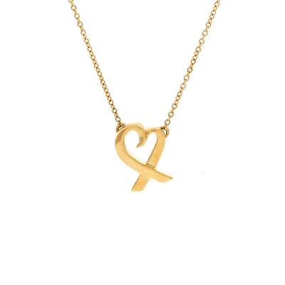 Pre-Owned Tiffany & Co Paloma Picasso Loving Heart Pendant Necklace