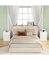Streamdale Furniture 2 pieces 19.7 inches 3-Drawer Nightstand Set