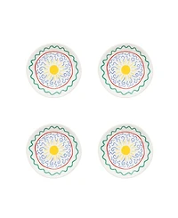 Costa Nova Summer Bliss Appetizer Plates, Set of 4