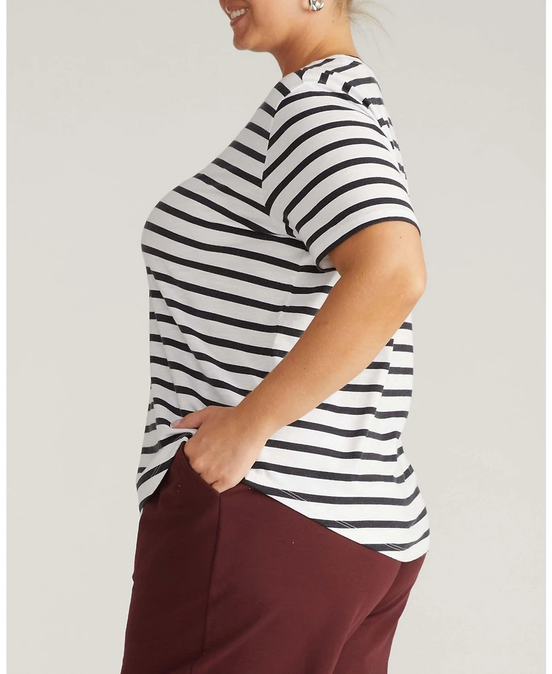 Universal Standard Plus Light-As-Air Tee Rex