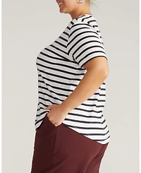 Universal Standard Plus Light-As-Air Tee Rex