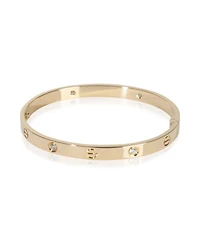 Pre-Owned Cartier Yellow Gold Diamond Love Single Screw Closure Bracelet
